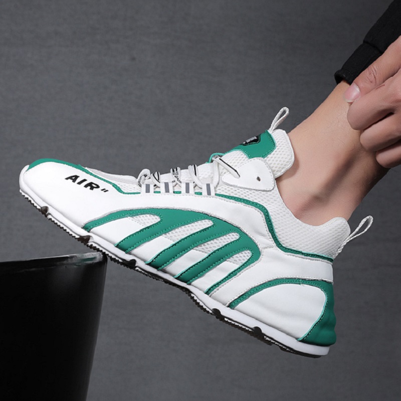 Lace-up-Rubber-Sole-Sneakers-Green-03.jpg