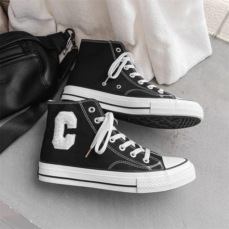Men-High-Top-Letter-C-Canvas-Shoes-Black-01.jpg