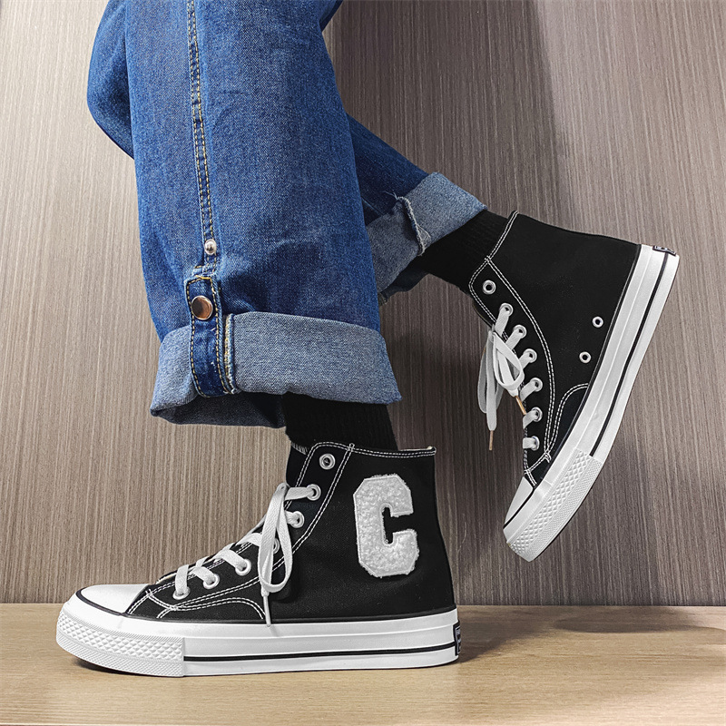 Men-High-Top-Letter-C-Canvas-Shoes-Black-03.jpg