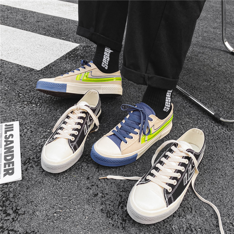 Men-Low-Top-Stitching-Color-Canvas-Shoes-Beige-02.jpg
